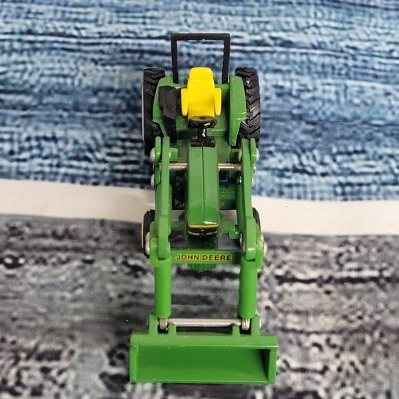 Ertl 1/64 scale John Deere 6410 tractor w/ 640 loader diecast tractor green /yel - Picture 5 of 10